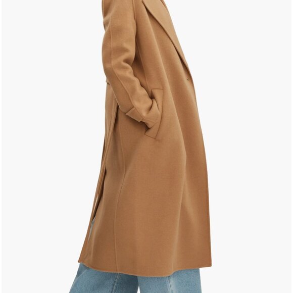 Reiss Emile Belted Wool Blend Coat - Picture 5 of 7